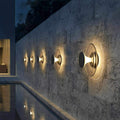 Modern Waterproof Water Fountain LED Outdoor Post Lights